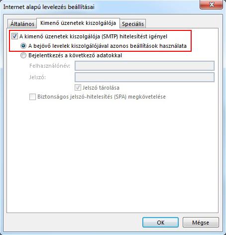 Outlook beállítása